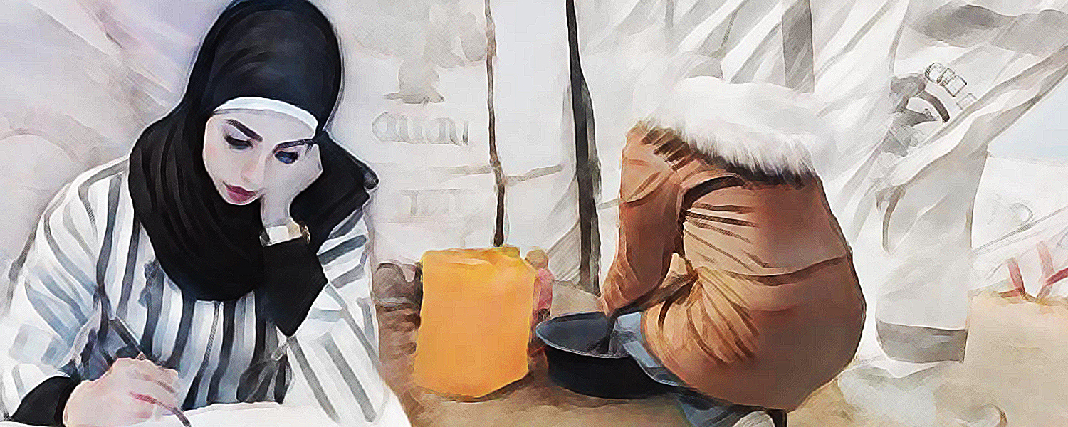 مها عواودة.. معاناة صحفية في لهيب غزة