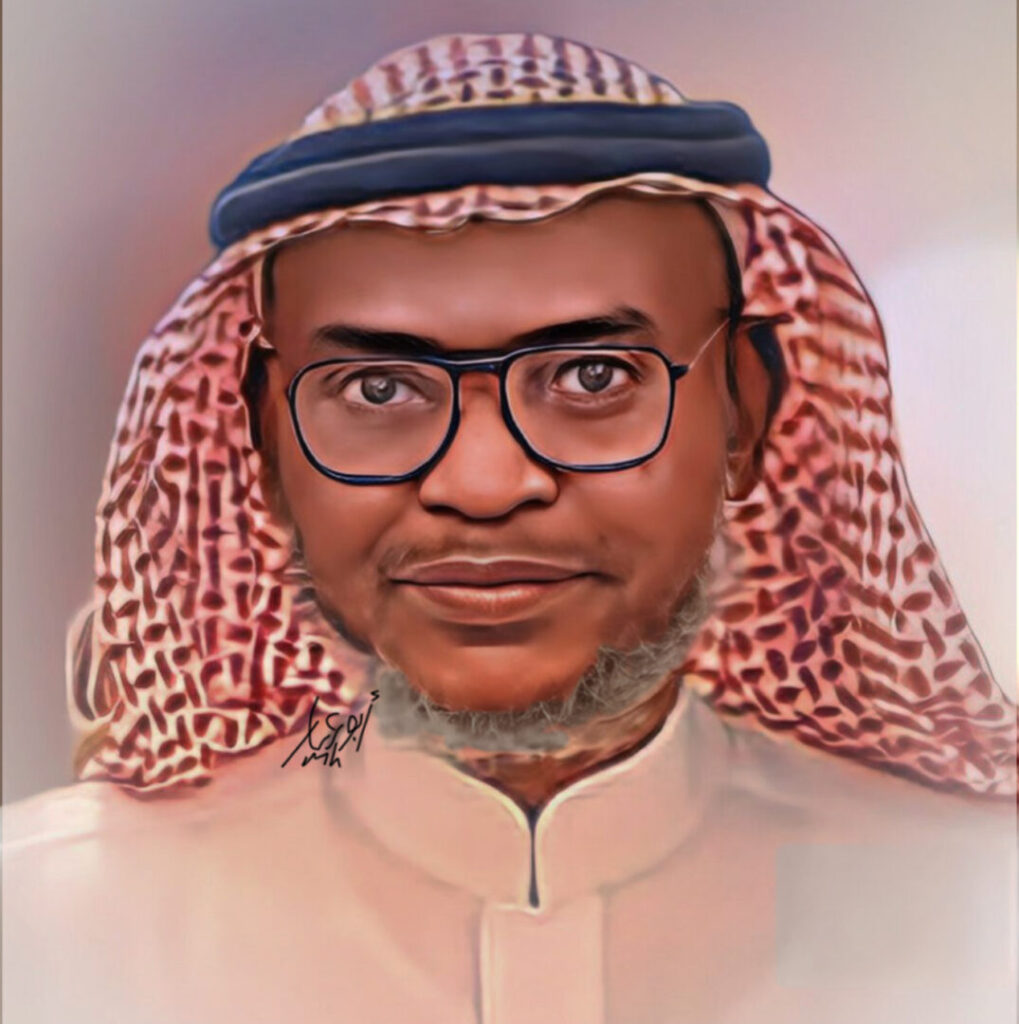 Man in traditional Saudi attire.